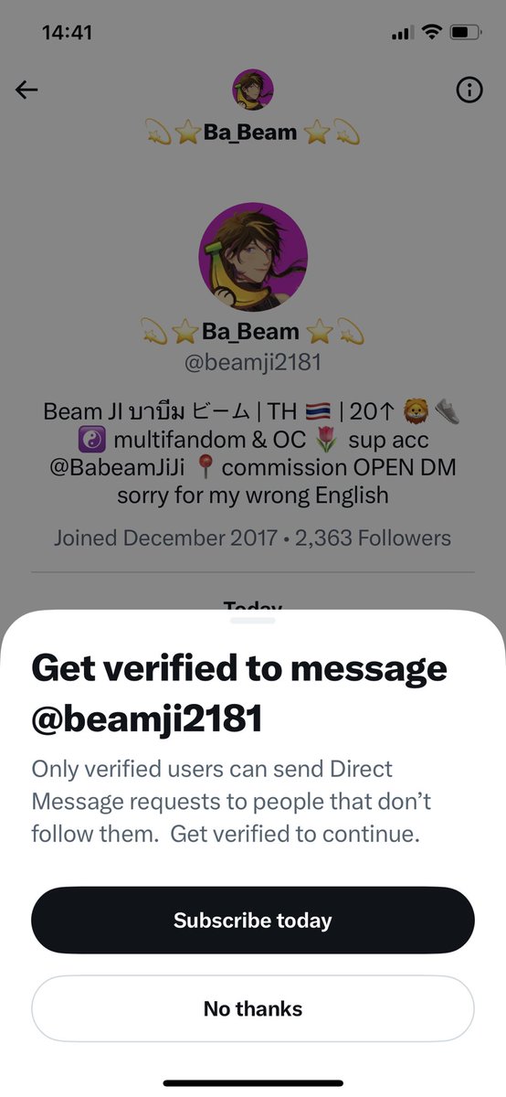 milbearr's tweet photo. @beamji2181 ขอโทษนะคะ พอดีเด็มไม่ได้น่ะค่ะ YY https://t.co/Z5Wn87wlnY