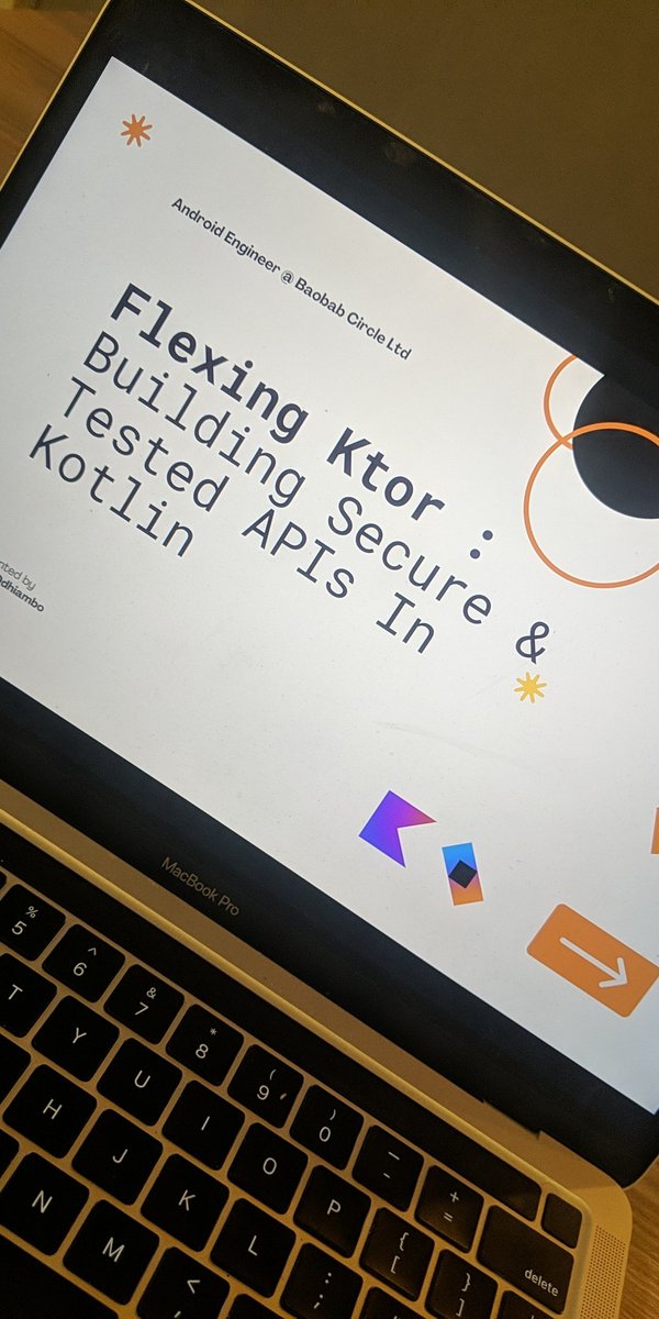 mambo_bryan's tweet image. Looking forward to APIFest talking about Ktor. But...
His Palms are sweaty, knees weak, arms are heavy 😬😬
#apifest #ktor #kotlin
