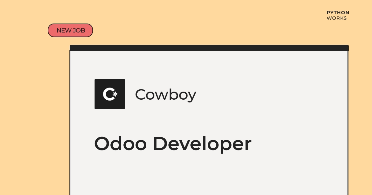 python_works's tweet image. 👉 Cowboy is looking for a Odoo Developer working with Python &amp;amp; JavaScript

Apply now or send to a friend! 🔥
python.works-hub.com/jobs/odoo-deve…

#brussels #python #javascript