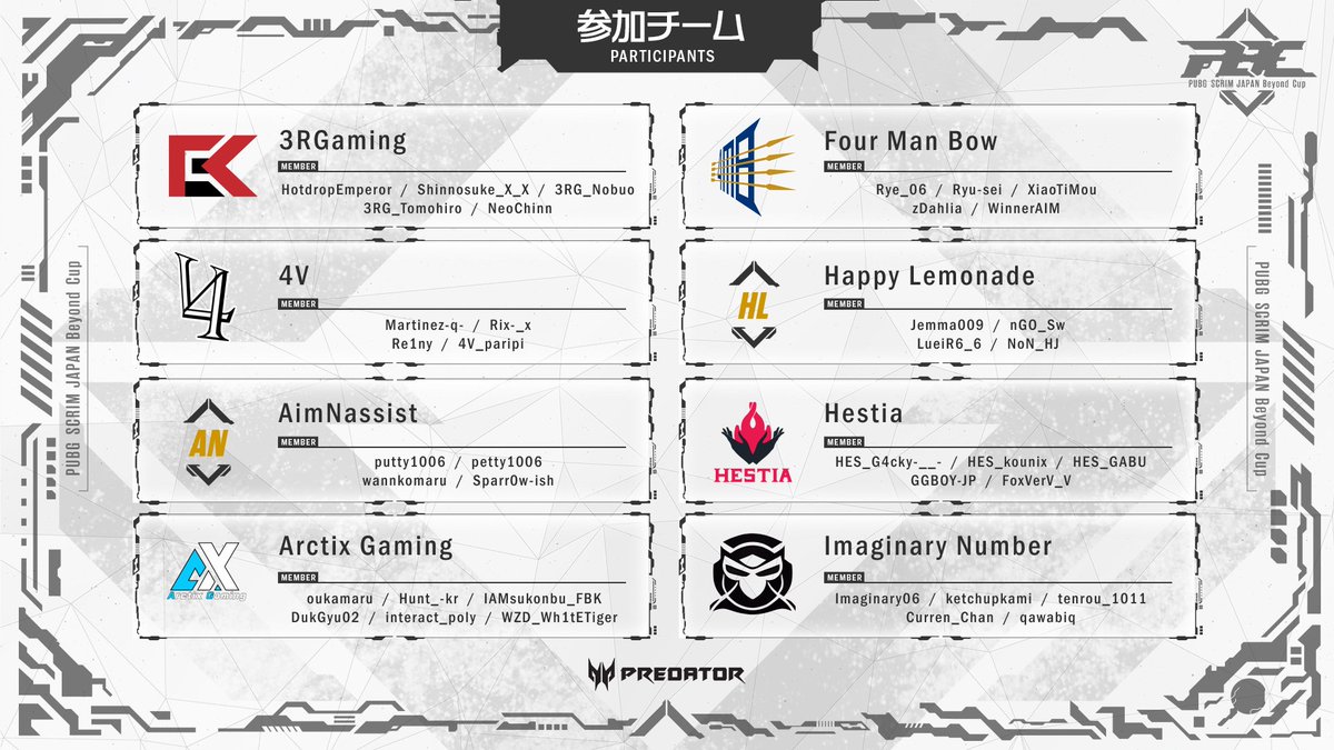 PUBG SCRIM JAPAN tweet media