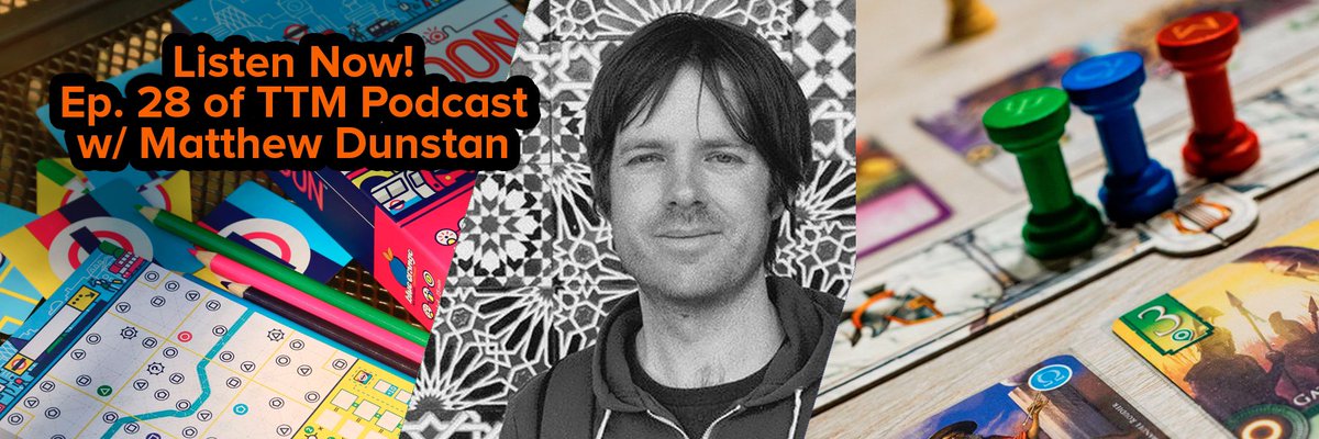 Check out our latest podcast episode where we chat with #boardgame designer Matthew Dunstan (@wisegoldfish) about his wonderful games & how his journey to Cambridge not only saw him earn his PhD, but was foundational to his game design career! (LINK -> tinyurl.com/y75ucnad)