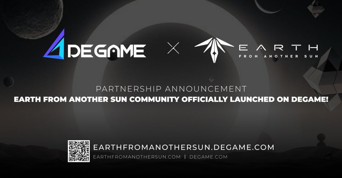 degame_l2y's tweet photo. 🚀 Exciting #Partnership Alert! 🌍  

#DeGame is thrilled to announce the official launch of the Earth From Another Sun community on https://t.co/vxtar57SCn. Embark on a thrilling journey with the Open-Galaxy MMOFPS: Explore space, establish and grow your empire, loot and research new gear, fight alongside the armies you command, and conquer the galaxy! 🪐✨  

Join us on this cosmic adventure and explore the amazing universe of @PlayEFAS.  

🔗 Dive in: https://t.co/zHbJltUKLr  

#CommunityLaunch #Gaming #OpenGalaxyMMOFPS