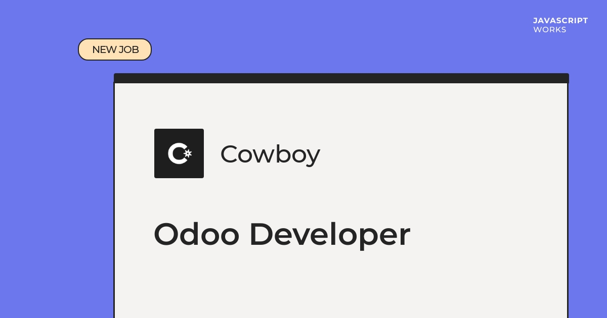 javascriptworks's tweet image. Job Opportunity 🔥
💼 Odoo Developer
🏢 Cowboy
💰 €50K - 65K + Equity
🖥️ Work with Python & JavaScript
Check out the details and apply now 👇
javascript.works-hub.com/jobs/odoo-deve…
#brussels #python #javascript