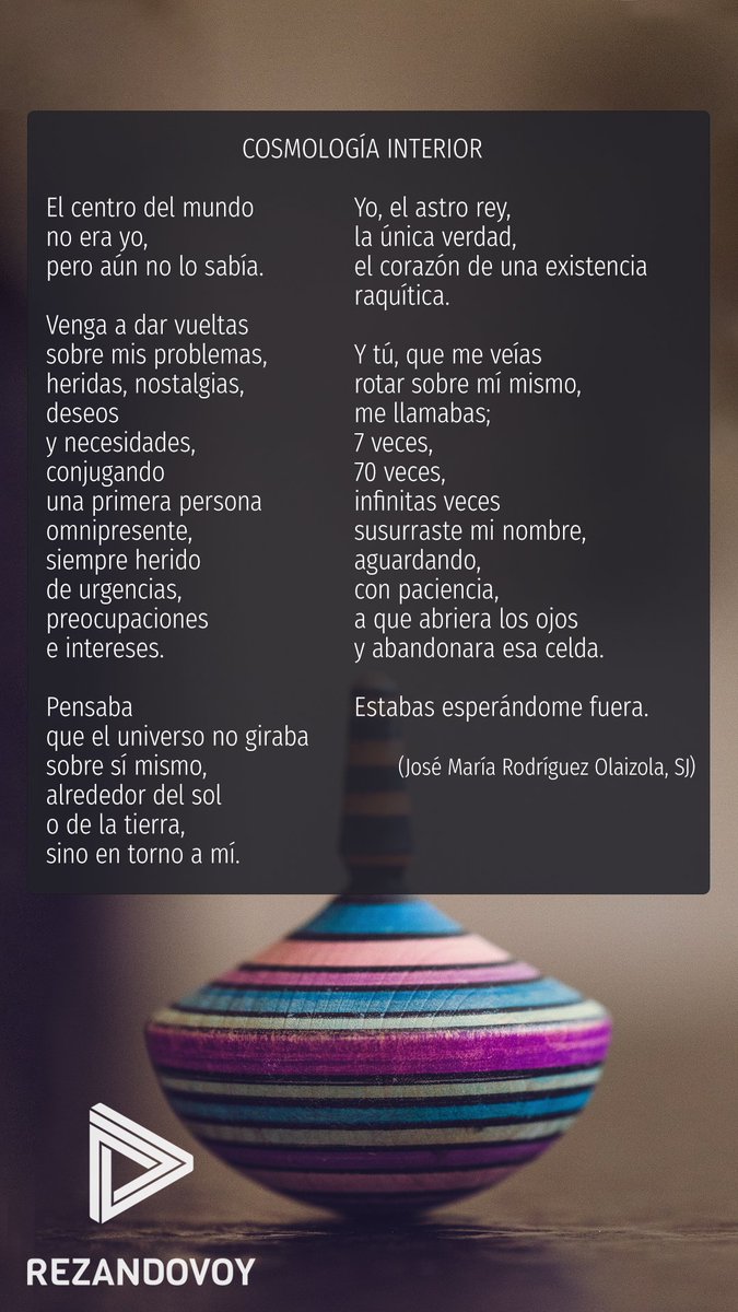 rezandovoy's tweet photo. Cuando sólo pienso en lo mío, magnifico los problemas.
Pero resulta que el universo no gira en torno a mí.
Por eso aprenderé a perdonar cuando sea capaz de poner al otro en el centro.
Como hace Jesús al susurrar mi nombre.

@jmolaizola https://t.co/SBRrdc2EtC
