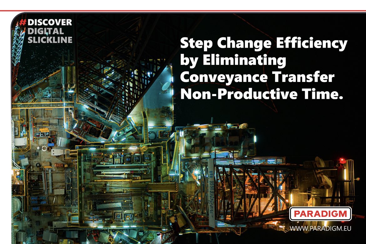 Our Slick-E-Line® System eliminates conveyance transfer non-productive time, delivering step change efficiency improvements by simply reducing wasted time.
technology@paradigm.eu 
hubs.li/Q01YrFrl0
 
#DiscoverDigitalSlickline #ReducedCarbon #ReducedCosts #ReducedTime