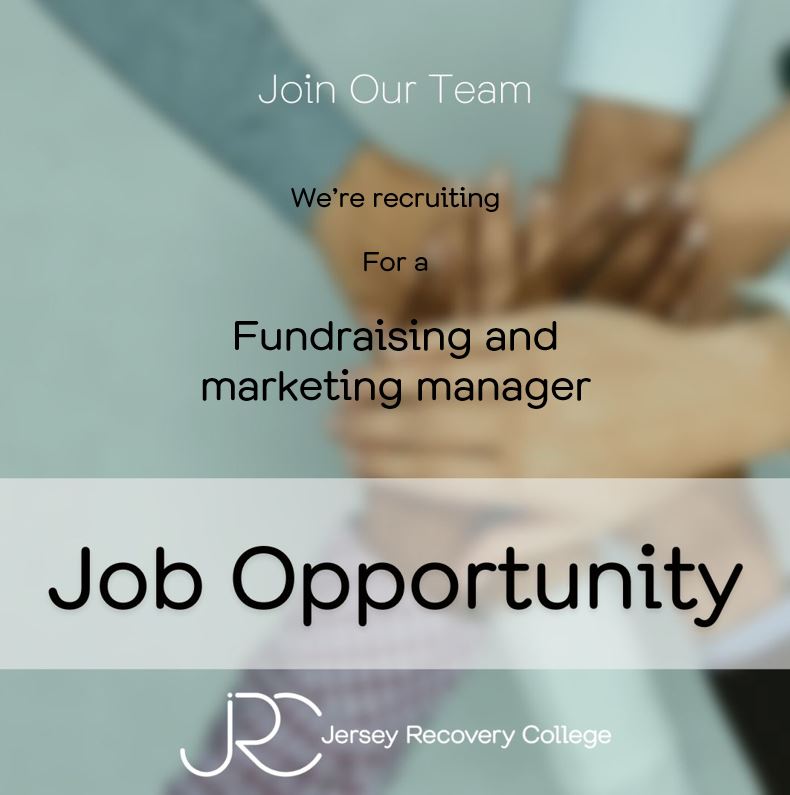 We're recruiting for a Fundraising and Marketing Manager. Deadline 4th September. 
recovery.je/news/were-recr…