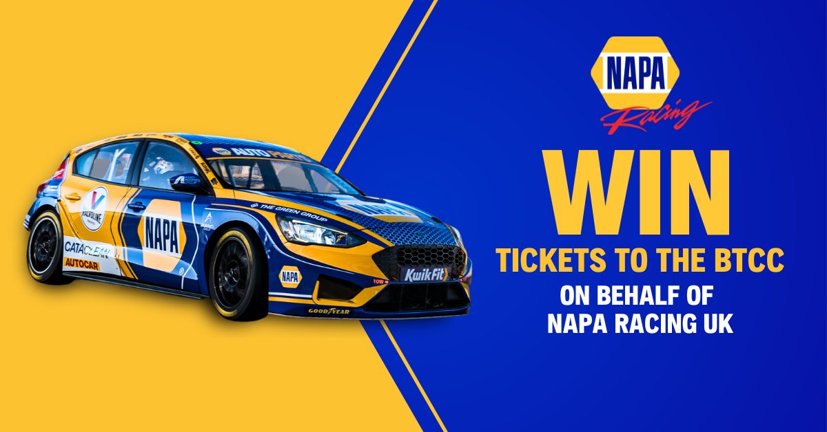 Kwik_Fit's tweet image. 🏁COMPETITION TIME: Win tickets for you and 3 friends to the Kwik Fit @BTCC race day at Donnington Park on the 27th August courtesy of our friends at @NAPARacing UK🏁

To enter, like this post and tag who you would bring!

Ends 12pm on 23/08/23.

Full T&amp;amp;C's below.