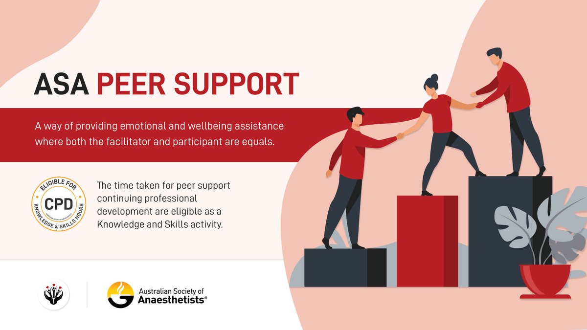 Through our Peer Support program, anaesthetists can find a supportive network that provides a confidential platform to share insights, seek guidance, and foster a sense of camaraderie. Reach out at ASApeersupport@asa.org.au to find out more or get invovled!