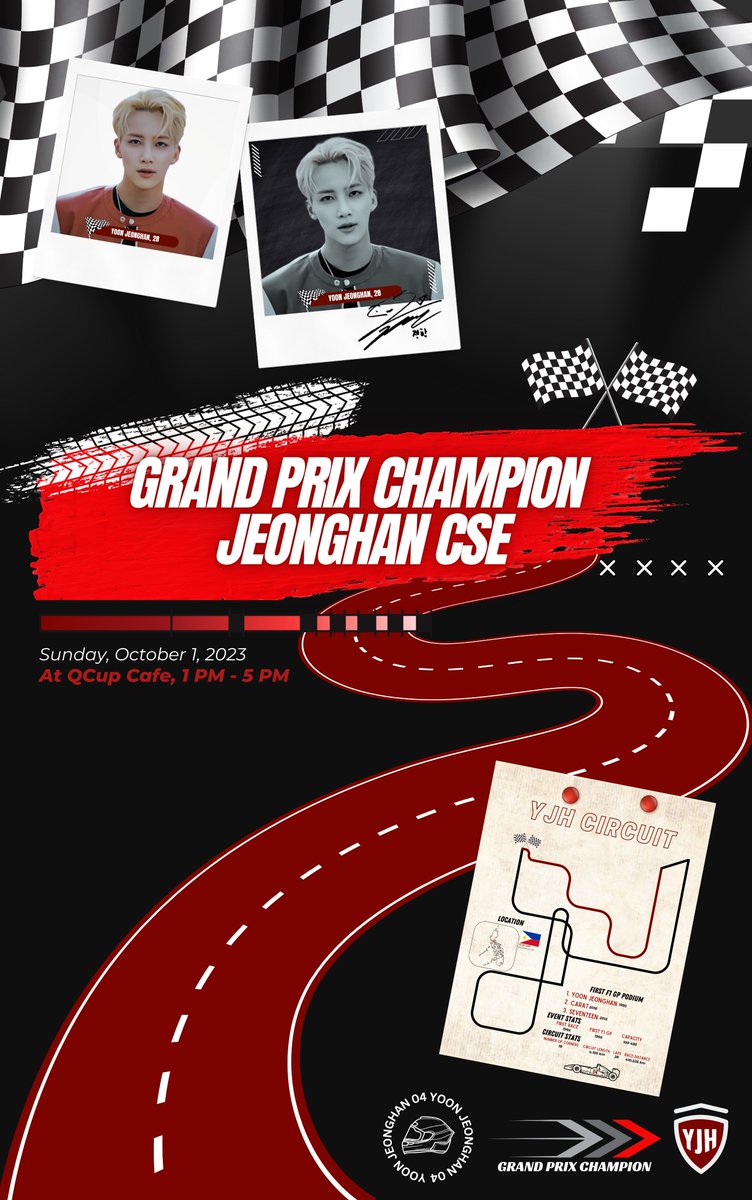 Rev up, racers! 🏎️🎉 Registration for the highly anticipated Jeonghan Grand Prix CSE is now open! 🔗forms.gle/fhdpWXs8RQU7eo… Get ready to speed into the ultimate celebration with your fellow racers. See you at the finish line! 🏎️ #JeonghanGrandPrixCSE #JeonghanVictoryFest