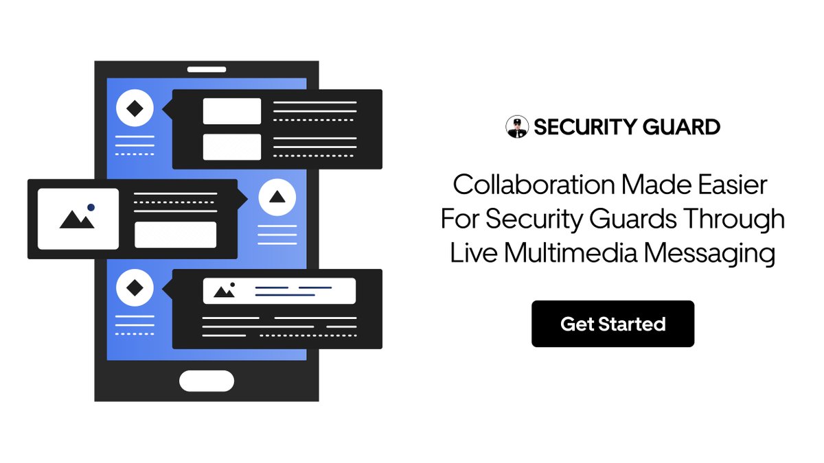 guard_app's tweet photo. Add value to your #SecurityGuardServices by investing in a #MobilePatrolApp that allows you to streamline communication through #MultimediaMessaging.
Get started now: https://t.co/0CV2b66qGw
#SecurityGuardApp #MessagingSoftware #Messenger #WebApp #MobileApp #SecurityGuard https://t.co/rVy5z1FxBH