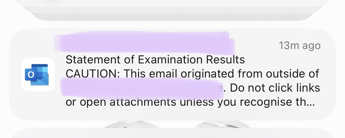 going into school to get ur results is crazy lol i just woke up to this