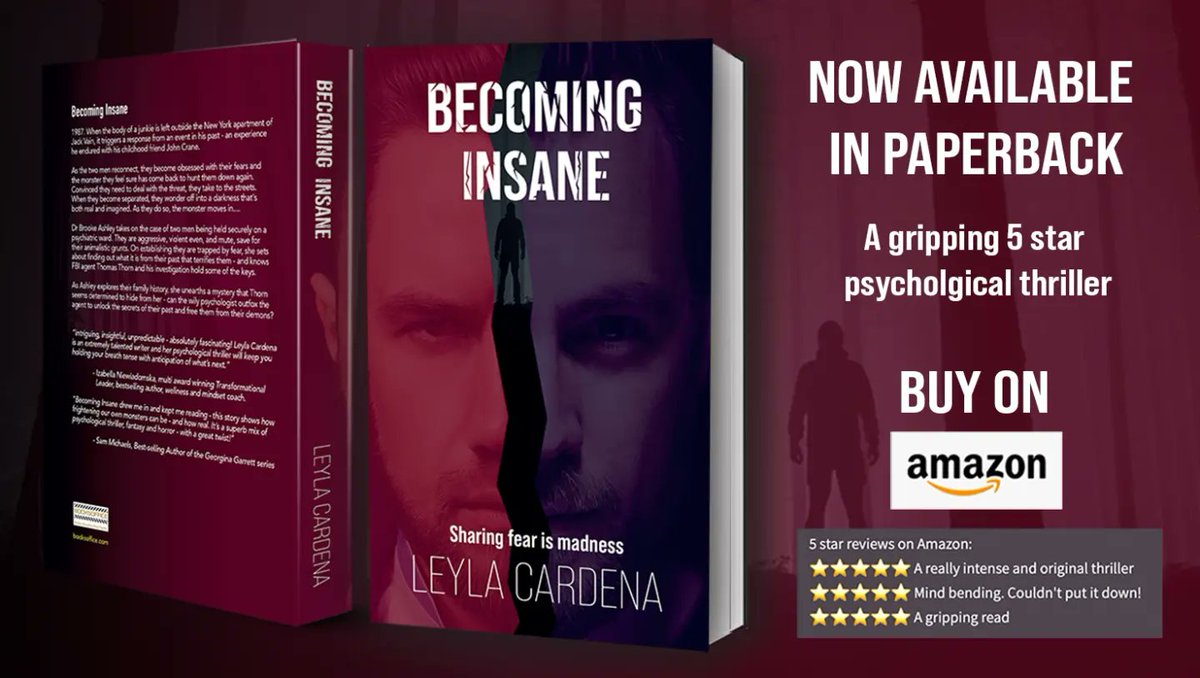Prepare your calendars dear friends! I've been invited by the great <a href="/writing_show/">📚The Writing Community Chat Show / The WCCS 📚</a> to talk about my #thriller Becoming Insane on the 27th October at 9p.m Europe time live on #YouTube. Share the news! 🥰🥰🥰 #WritingCommunity #writersoftwitter #readerscommunity #readersoftwitter