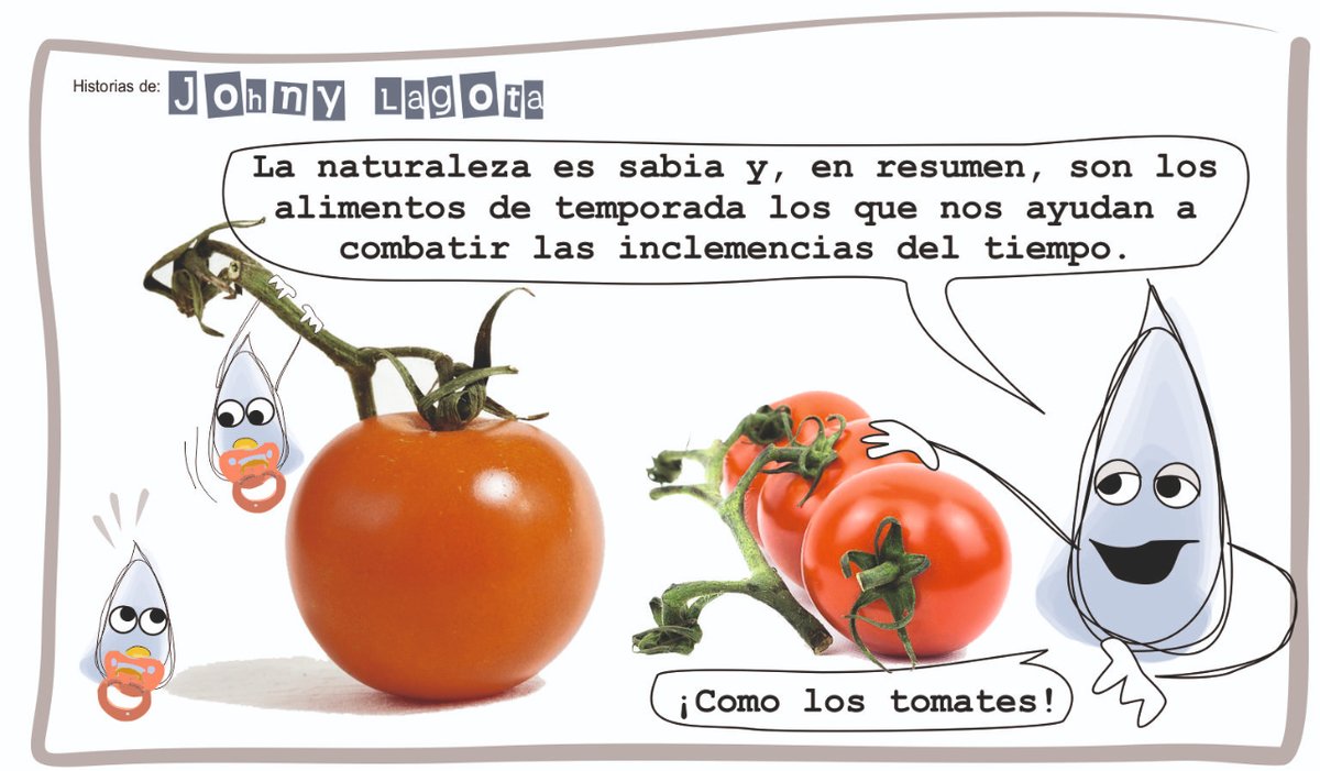 🍅 🍅

🎶 #AlimentosDeVerano para ti 🎶 

#HábitosSaludables #ConsumeLocal 
#ProductoLocal #Viñeta #JohnyLaGota