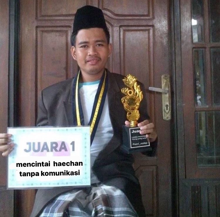 haechanunpad's tweet photo. barusan gw lomba trus dapet juara nih https://t.co/fhvzotDwiA