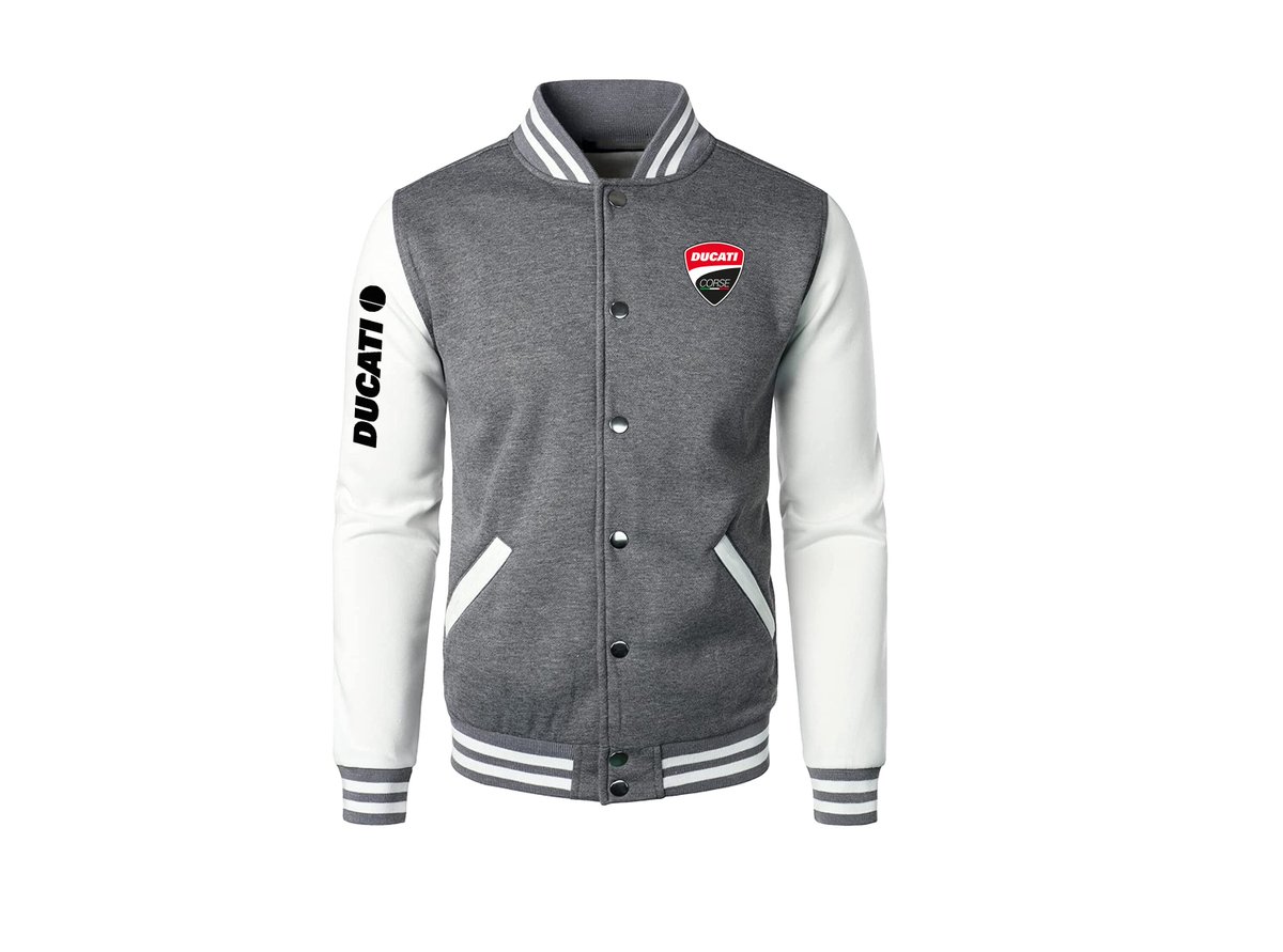 SublimeShopGift's tweet image. Just in! This unique Varsity Style Upper Ducati Button Up Jacket for €59.99. 
etsy.com/listing/109718…
#VarsityJacket #VarsityStyle