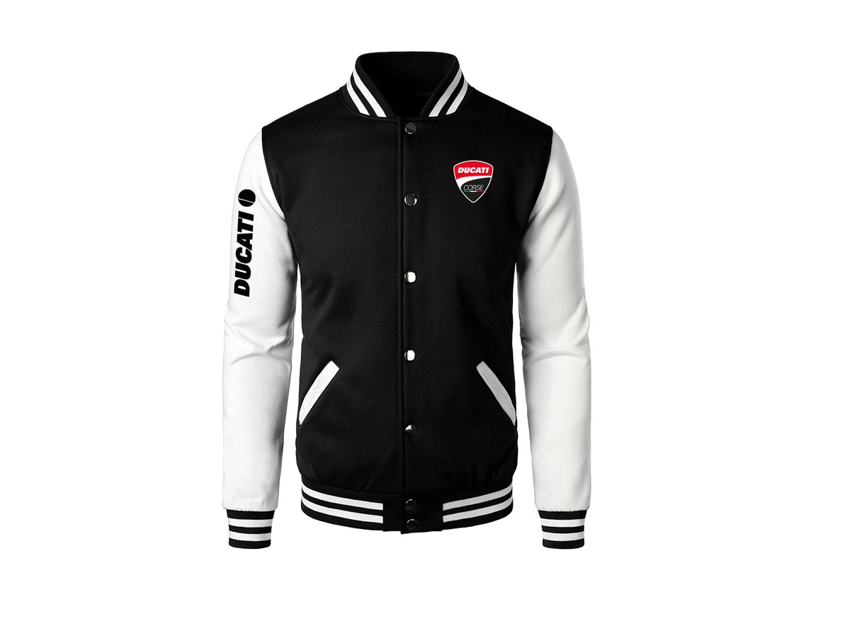 SublimeShopGift's tweet image. Just in! This unique Varsity Style Upper Ducati Button Up Jacket for €59.99. 
etsy.com/listing/109718…
#VarsityJacket #VarsityStyle