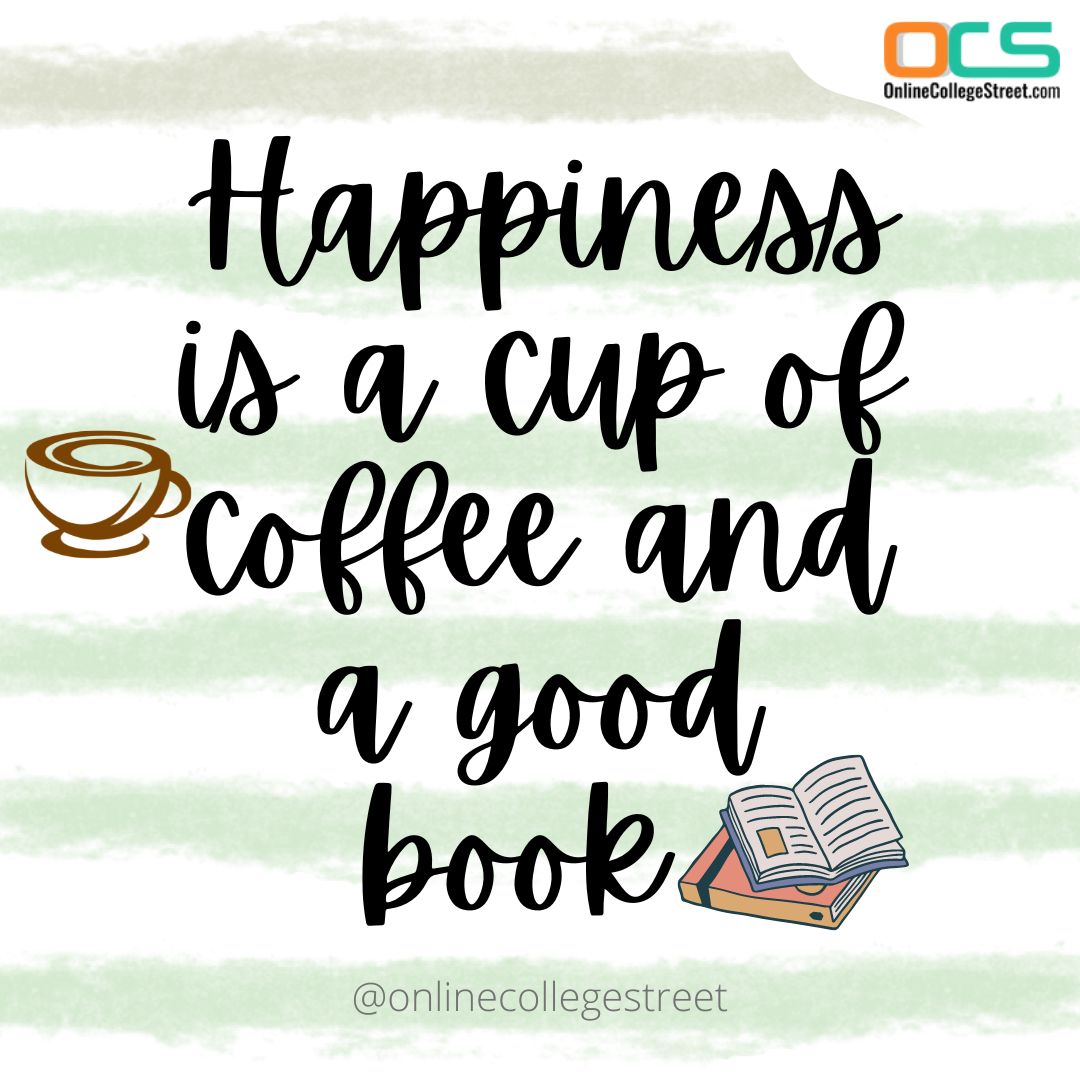 ocsstorekolkata's tweet image. Thoughts?💭

A true book lover story. 

Happiness is a cup of coffee and a good book – Do you agree? 

Let us know in the comment box below!

#buybook #booklovers  #bookcommunity