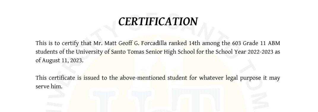 mat_tem06's tweet photo. DAMNNNN 😭😭😭 to think nasa top 100 ako batchwide, pagsipagin ko na tlg this skul year https://t.co/WvkVO2747B