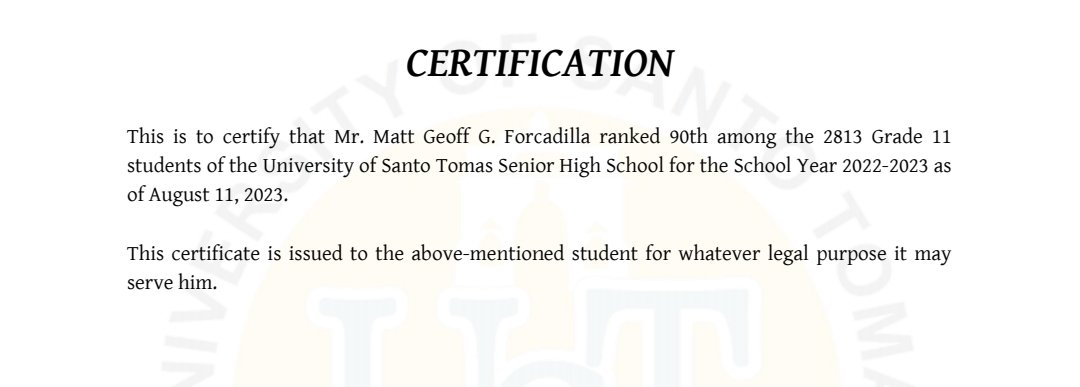 mat_tem06's tweet photo. DAMNNNN 😭😭😭 to think nasa top 100 ako batchwide, pagsipagin ko na tlg this skul year https://t.co/WvkVO2747B