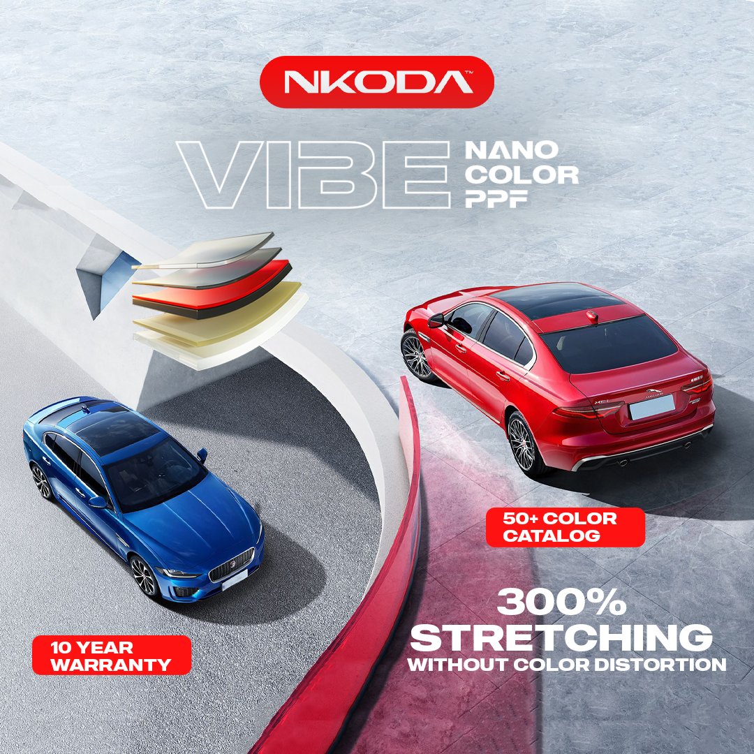 FSEGlobal's tweet photo. 🚘Our 300% STRETCH Nanotechnology PPF gives you 10 YEARS of clear, vivid, colour-distortion free protection!🔥
#nkodaglobal #ppfmanufacturer #vibenanocolor #10yearwarranty #windshield #colorppf #nanotechnology #paintprotectionfilms #detailing #ppf #carwrap #WindshieldProtection https://t.co/etZNUUZLbs