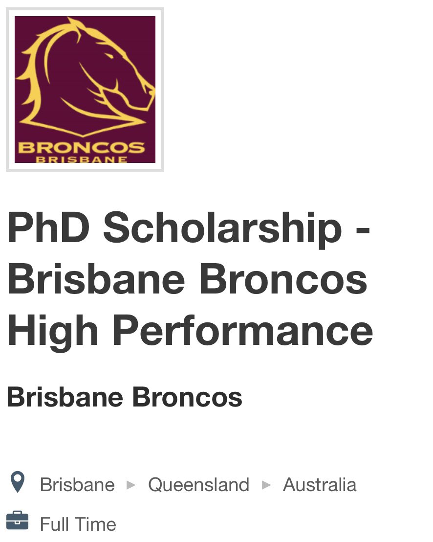 Nathan Kiely (@nathankiely_) on Twitter photo Weāre looking for a PhD candidate to help drive our high-performance program forwards. Visit <a href="/SportspeopleAU/">Sportspeople - #1 Sports Jobsite in Australia</a> for more details. Weāre looking for a PhD candidate to help drive our high-performance program forwards. Visit <a href="/SportspeopleAU/">Sportspeople - #1 Sports Jobsite in Australia</a> for more details.