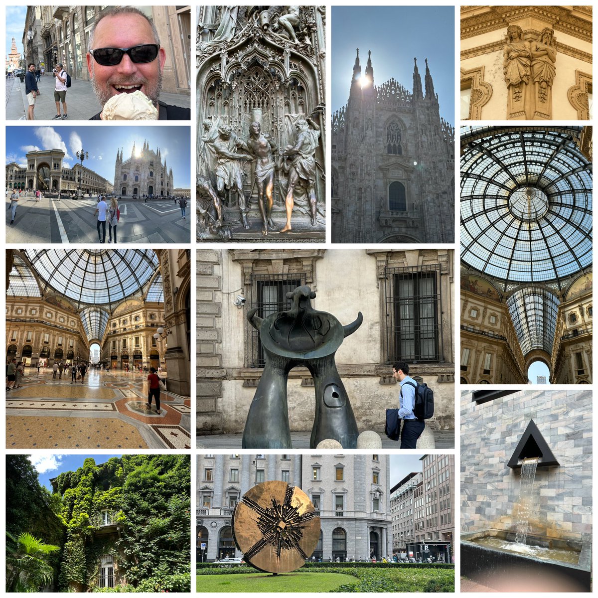 bronze4u's tweet photo. A collage of a few recent Milan pics. https://t.co/mtvxBMRbKm