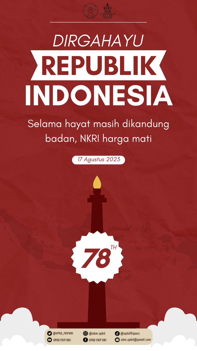 ✨Selamat Memperingati Hari Ulang Tahun Republik Indonesia ke 78✨