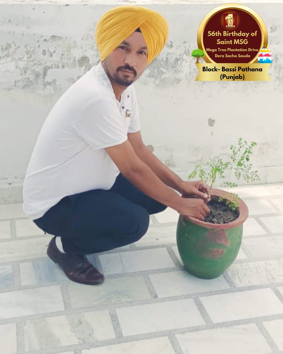 DSSNewsUpdates's tweet photo. Trees contribute to their environment by providing oxygen, 
conserving water, improving air quality, climate amelioration, preserving soil and much more!! The dedicated volunteers of Dera Sacha Sauda are celebrating MSG Bhandara by planting more trees. 

#TreePlantation #SaintDrMSG #DeraSachaSauda #56thBirthdayOfSaintMSG #56thBirthdayWithTreePlantation #15thAugust