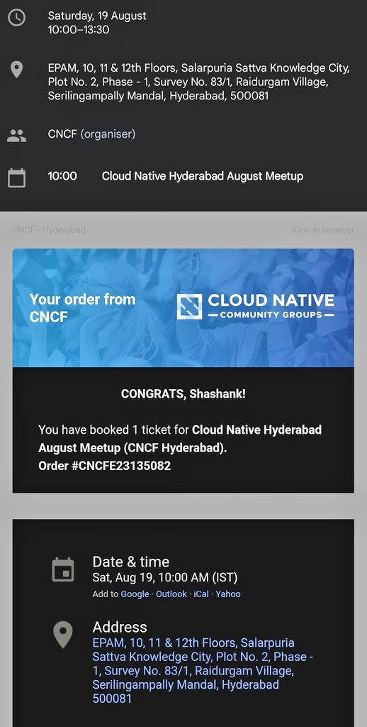 Who's Joining  Me?
Lesss Gooo🚀
#cncfhyderabad