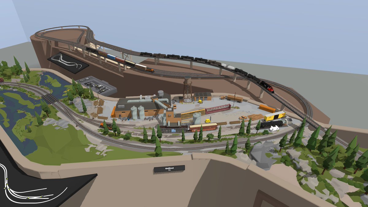 ZTrackmeister's tweet photo. The upcoming v0.9 update of my New England inspired layout ("Lobsmouth, New Tommyland") will include an additional staging area and a logging / saw mill site.
#RollingLine #Trackmeister https://t.co/tqawuynoAm