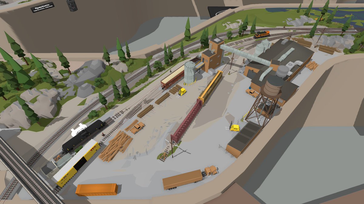 ZTrackmeister's tweet photo. The upcoming v0.9 update of my New England inspired layout ("Lobsmouth, New Tommyland") will include an additional staging area and a logging / saw mill site.
#RollingLine #Trackmeister https://t.co/tqawuynoAm