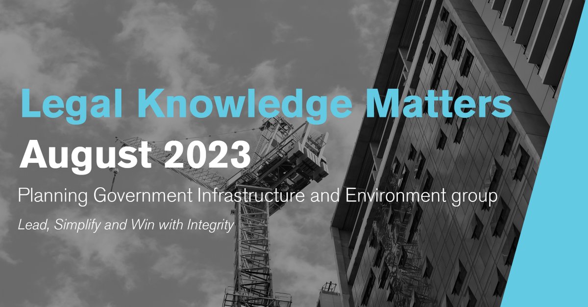 Read the August edition of Legal Knowledge Matters, the monthly publication of our Planning Government Infrastructure and Environment group: sites-cbp.vuturevx.com/6/1562/landing…