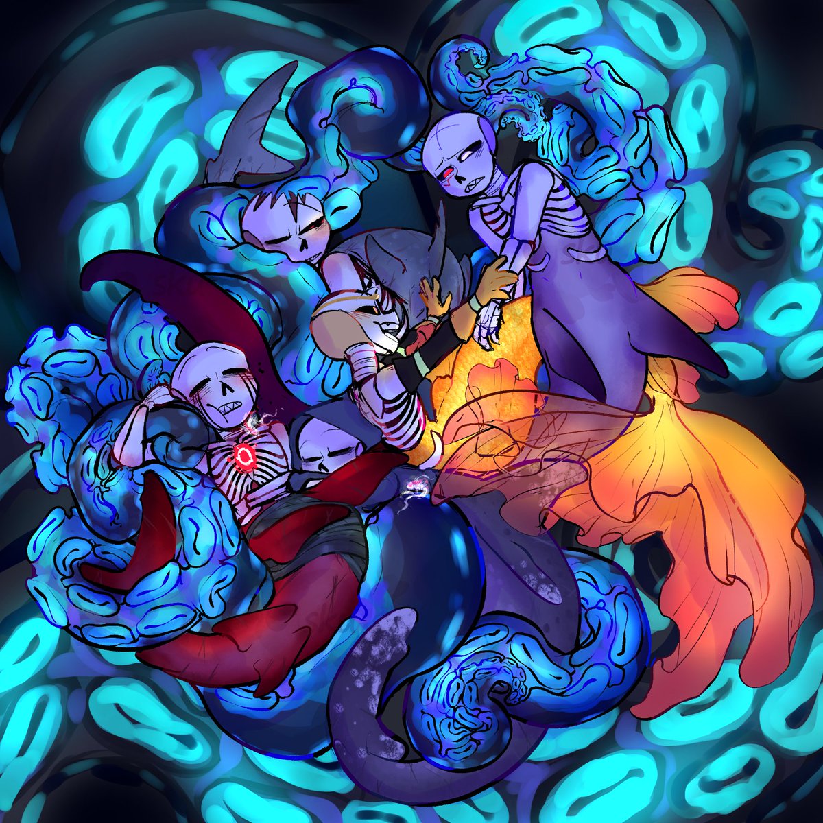skumhuu's tweet photo. 🪹🦈 Coaxed into the nest for the first time 🦈🪹
#leviathantale https://t.co/CLjZ0mOviL