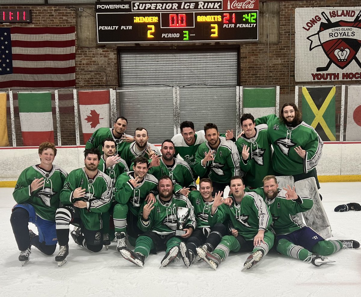 Looks like Game 3 won’t be necessary! Your Backdoor Bandits are the 2023 Marc Sambach Champions! 🏆 #SHL #BanditsNation
