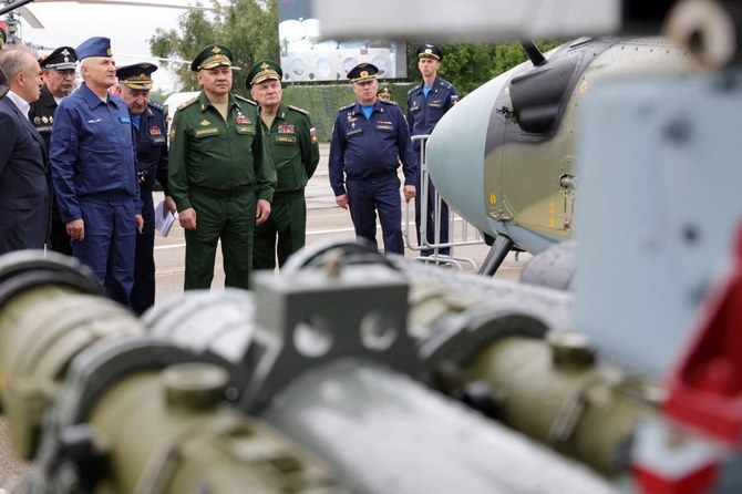 arabnews's tweet image. “Nothing unique” about #Westernweapons, and they are not invulnerable, says #Russian defense chief as Moscow shows off military equipment captured in #Ukraine arab.news/67vgd