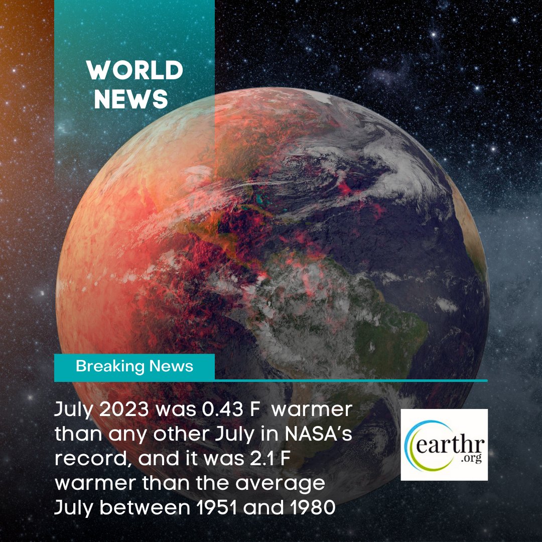 🌡️📷Climate change is impacting people and ecosystems around the world, and we expect many of these impacts to escalate with continued warming nasa.gov/press-release/… #ClimateActionNow #ClimateEmergency #ClimateCrisis #nature #Sustainability #SustainableFuture