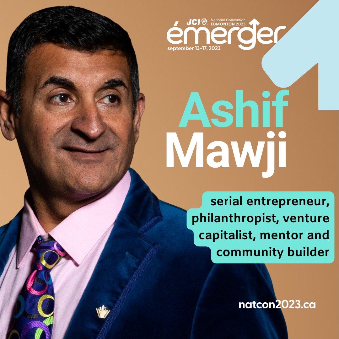 🌟 Meet Ashif Mawji: Serial Entrepreneur, Philanthropist Extraordinaire, Visionary Venture Capitalist. From dreams to causes, he's shaping the future of business and community. 🚀 Join us at our National Convention: natcon2023.ca #YEG #YEGEvents #YEGbusiness