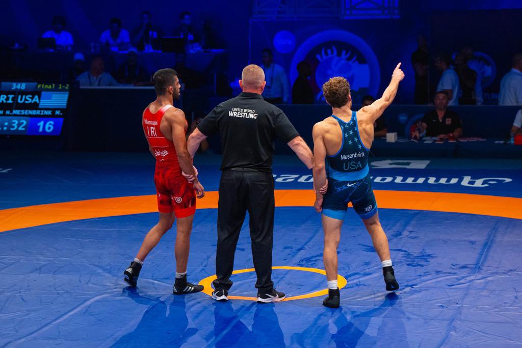 Mitch_Mes's tweet image. 74kg World Champion 

•

a simple thank you cannot express the amount of gratitude i have for awa, penn state, nlwc, my coaches and mentors, my family, my teammates and friends, and most importantly, God. i love you all so much. thank you ❤️🐆🇺🇸