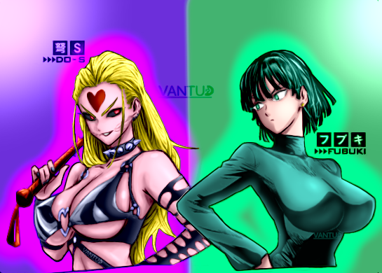 Vantud391's tweet photo. OPM Vol 24 colored + redrawn character page: Fubuki &amp; Do-S by me. Original art by Yusuke Murata. 
https://t.co/bnzlWbxxD5
#OPM #OnePunchMan #OnePunchManFubuki #Fubuki #HellishBlizzard #DoS #MonsterPrincess #OnepunchmanDoS https://t.co/uwzuJPfv1B