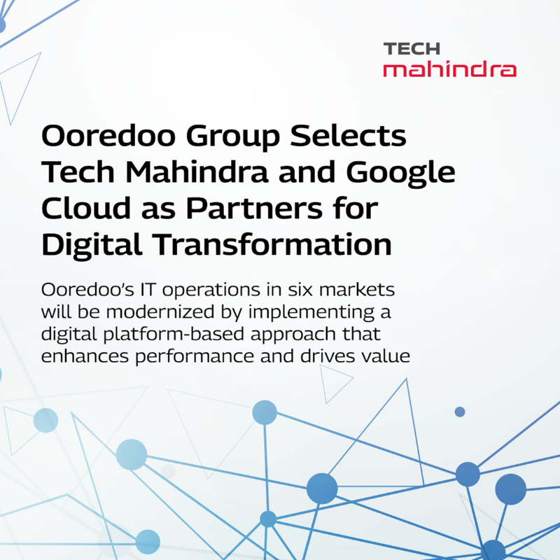 tech_mahindra's tweet photo. We're delighted to partner with @Ooredoo for the company’s digital transformation acceleration, powered by @GoogleCloud APIGEE.

Know More: https://t.co/UPXgjVotZa

#NxtNow #DigitalTransformtion