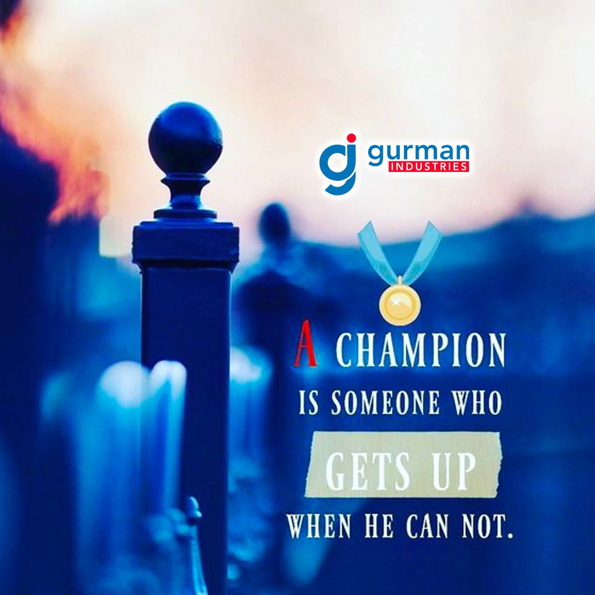 GURMANINDUSTRI1's tweet photo. #A #Champion #Is #Someone #Who #Gets #Up #When #He #Can #Not

#GurmanIndustries https://t.co/pSDMg1Dt6G