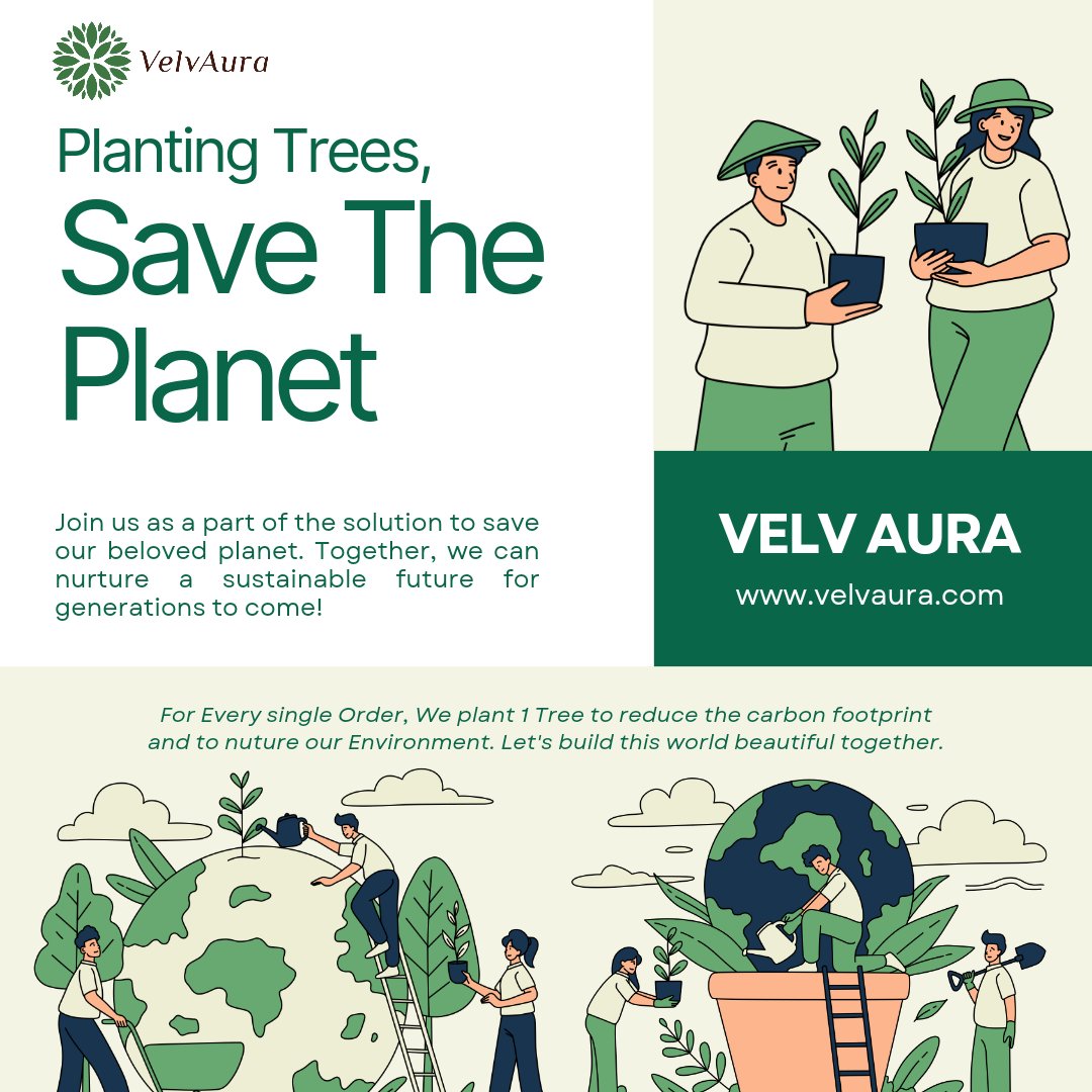 VelvAura_Brand's tweet image. Dive into luxury with Velv Aura's exquisite products 🌟. For every order, we're planting a tree 🌱. Experience elegance and make a difference. #VelvAura #LuxuryWithPurpose  #shopandplant #planttrees #saveplanet