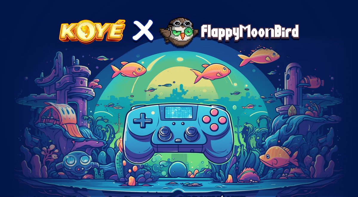 flappymoonbird's tweet photo. 🎣 Get ready for the exciting collaboration between @flappymoonbird and @Koyegame!  

KOYE, issued by the SBG gaming company, is a blockchain-based fishing game backed by Singapore's sovereign fund, GIC.   

🎁200 $FMB & 1*P2E KOYE NFT(200U) - 3winners

-RT, Like & Comment 
⌛️24h