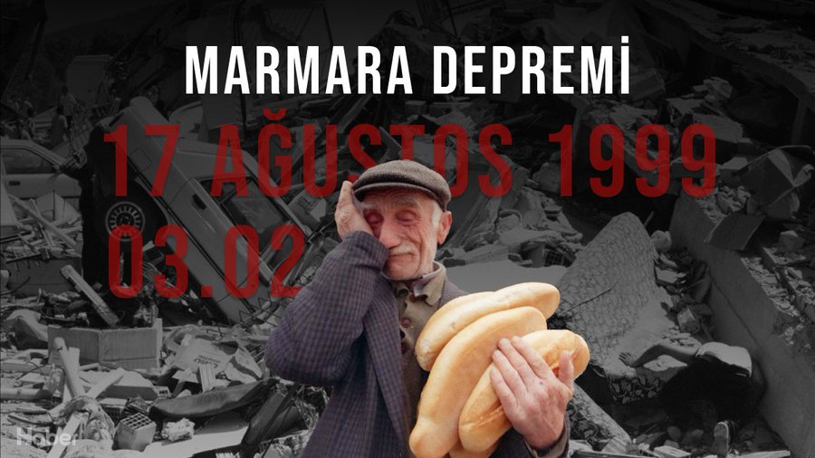 Marmara Depremi'nin 24. yıl dönümünde, hayatını kaybeden vatandaşlarımızı saygı ve rahmetle anıyoruz. #MarmaraDepremi