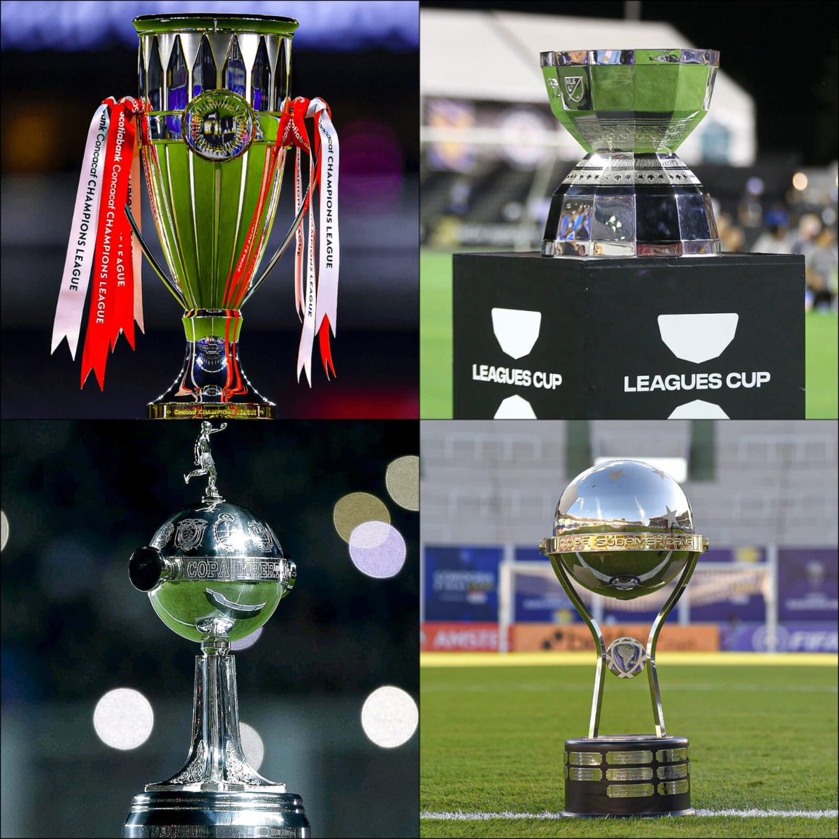 There is an agreement between CONMEBOL and CONCACAF so that the Inter-American Cup returns in 2024. This time as a home run: 🔹Copa Libertadores Champion 2023. 🔹South American Cup Champion 2023. 🔹Concachampions Champion 2023. 🔹Champion of Leagues Cup 2023. [@DiarioOle]