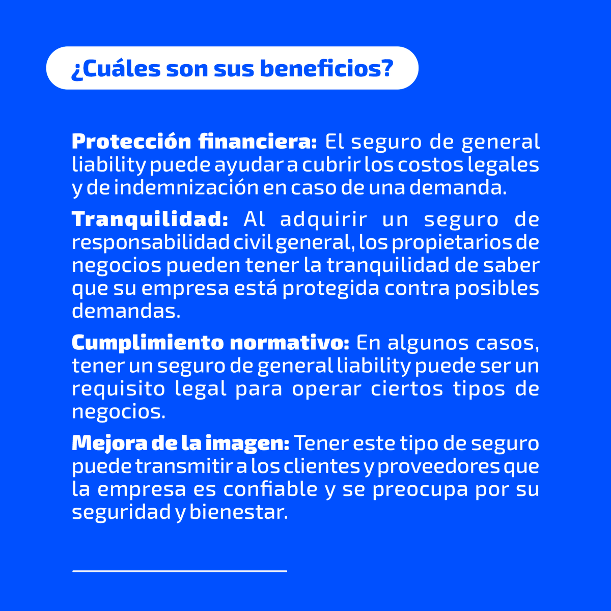 InsuranCenters's tweet photo. SEGURO DE GENERAL LIABILITY 🇺🇸👷♂️
Aquí te brindamos algunos datos que te ayudarán a despejar esas interrogantes.👍
#generalliabilityinsurance #seguroderesponzabilidadcomercial #corretores #insuranceagent #insurancebroker #corredoradeseguros
☎ Llámanos ahora: 919-415-0102 https://t.co/UrHQ2U41gc