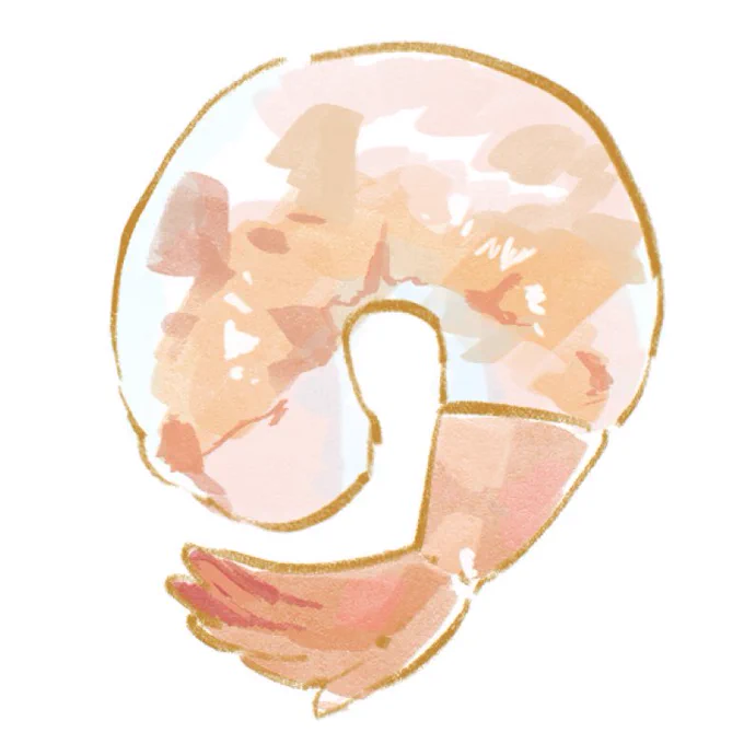 おれは本当に食べ物の絵がうまいこれは今電車の中で描いたむきえび 