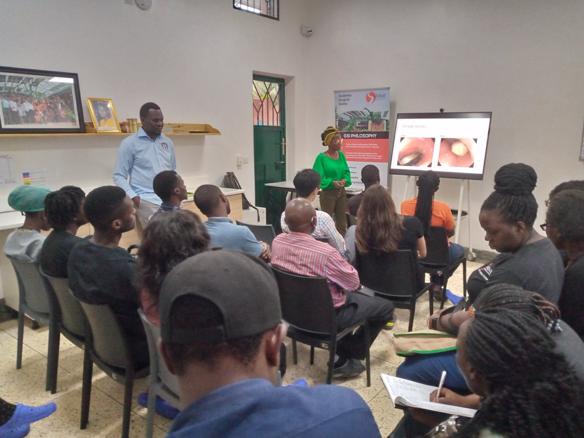 GSI_Kyabirwa's tweet photo. Happening now!!
Our team having a refresher training on common Endoscopy Findings at our facility @GSI_Kyabirwa in Jinja - bujjagali village
#endosopyfindings #weeklyCME https://t.co/0pL8lsawEg