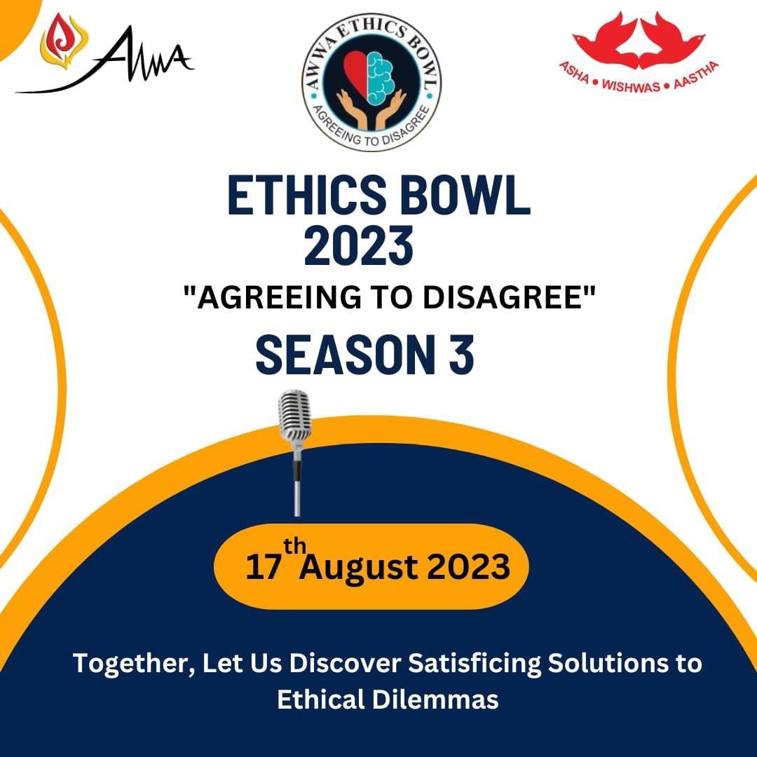 ‘Ethics Bowl – Agreeing to Disagree’

Watch the live coverage of the #EthicsBowl2023 on the #YouTube Channel by clicking on the link youtube.com/watch?v=PoJNRb…

#EthicsBowl2023
#AWWA

@OfficialAwwa