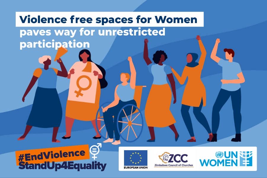 Violence free spaces for women during elections paves way for unrestricted participation #EndViolenceStandUp4Equality.

<a href="/euinzim/">EU Delegation to Zimbabwe 🇪🇺</a> <a href="/IrlEmbPretoria/">Irish Embassy Pretoria</a> <a href="/SwissEmbZim/">Embassy of Switzerland in Zimbabwe</a> <a href="/zccinzim/">Zimbabwe Council of Churches</a>  
Learn more on #WPP in the upcoming #ZimElection2023 
👉🏾youtube.com/watch?v=PNHaR9…